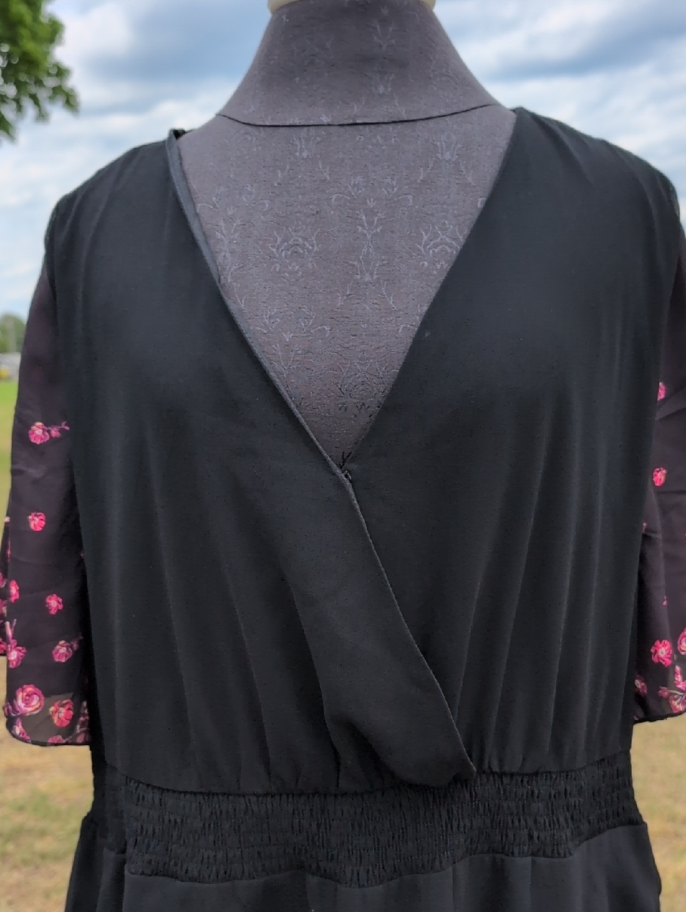 Bloom Chic Black Dress